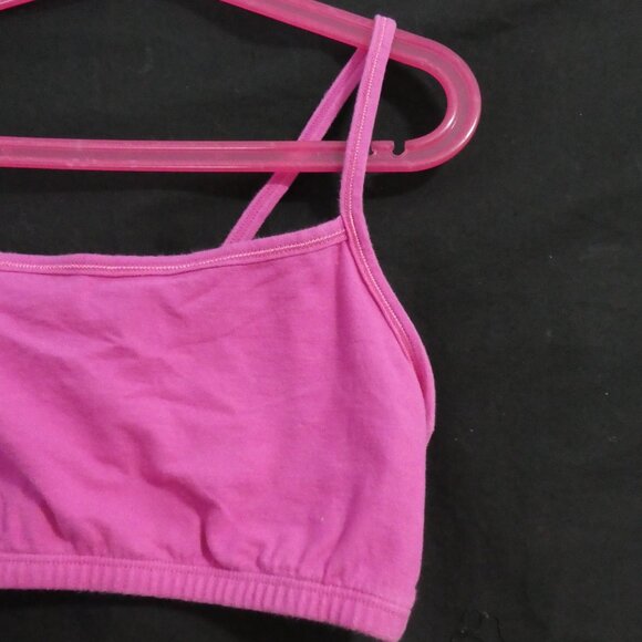 FRUIT OF THE LOOM | size 36 | Girls' Pink Spaghetti Strap Sports Bra - Picture 5 of 14
